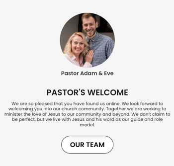 welcoming church website